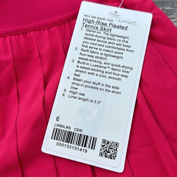 lululemon athletica Pink Pleated Skirt - Picture 2 of 8